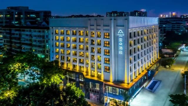 广州白云站三元里大道亚朵酒店住宿实景