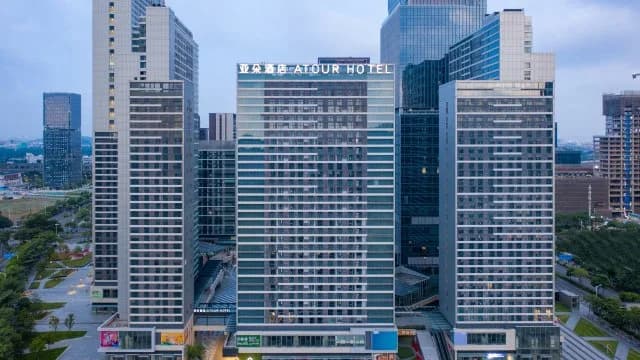 广州南站万科中心亚朵酒店住宿实景