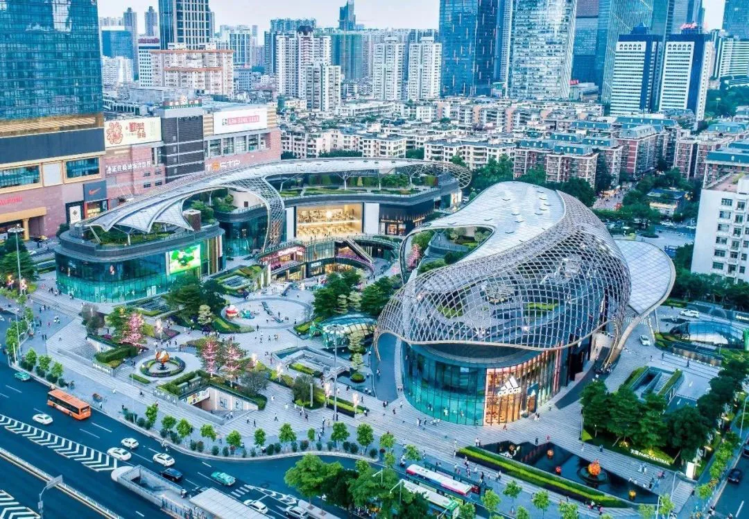 商场实景,天环广场推荐配图